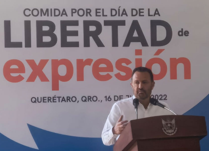 En Querétaro se garantiza la libertad de expresión: Mauricio Kuri. Foto: Marittza Navarro