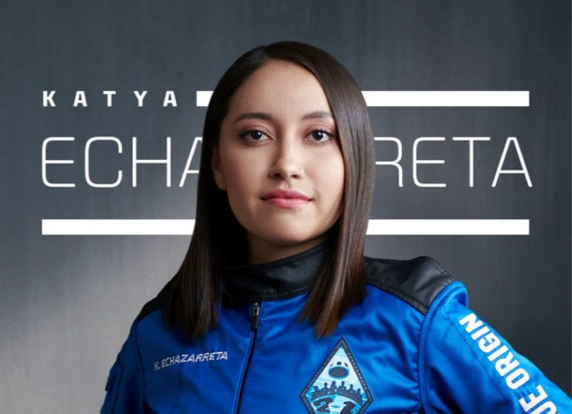Katya Echazarreta, primer mexicana en llegar al espacio. Foto: Twitter