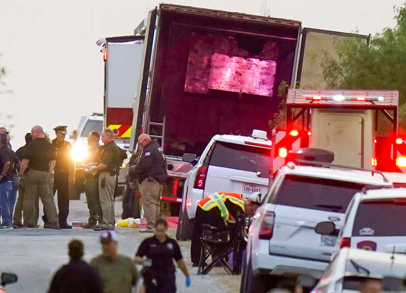 Migrante queretano que falleció en Texas era de Jalpan de Serra. Foto: AP