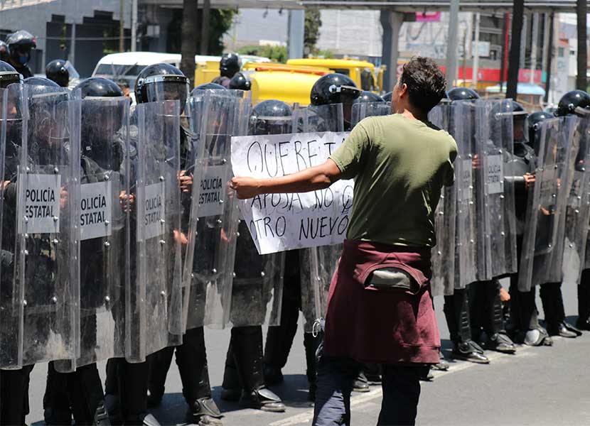 Se privilegió el Estado de Derecho durante manifestación: Murguía. Foto: Isaí López