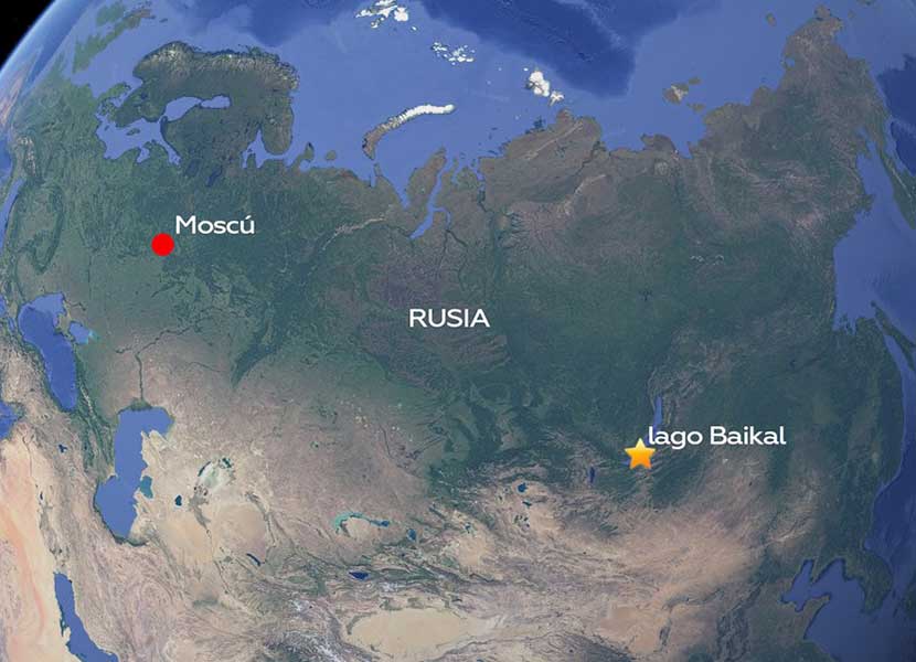 Un potente sismo de magnitud 8,0 ha sacudido este miércoles el lago Baikal, en Siberia.