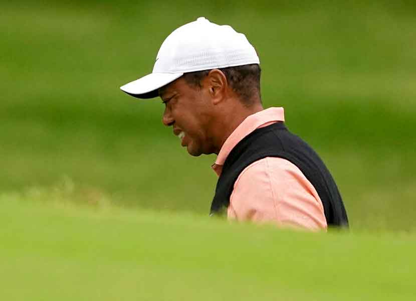 El golfista Tiger Woods, no jugará el ´major´ de Estados Unidos. / Foto: AP