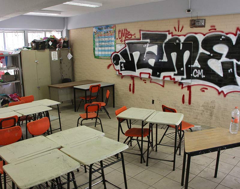 En San Juan del Río, el 98% de las escuelas operan de manera presencial. / Foto: Cuartoscuro