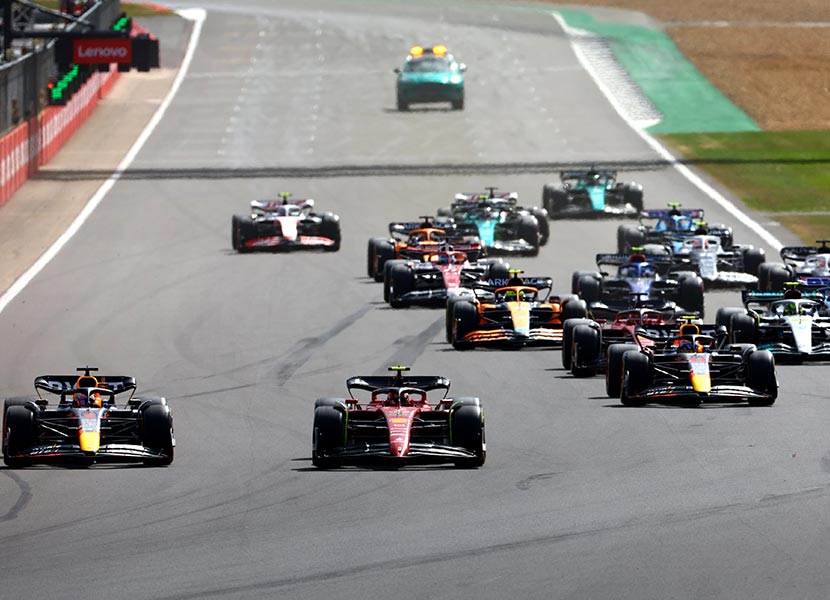 Seis pilotos no pudieron finalizar la carrera en este accidentado Gran Premio. / Foto: Twitter @F1