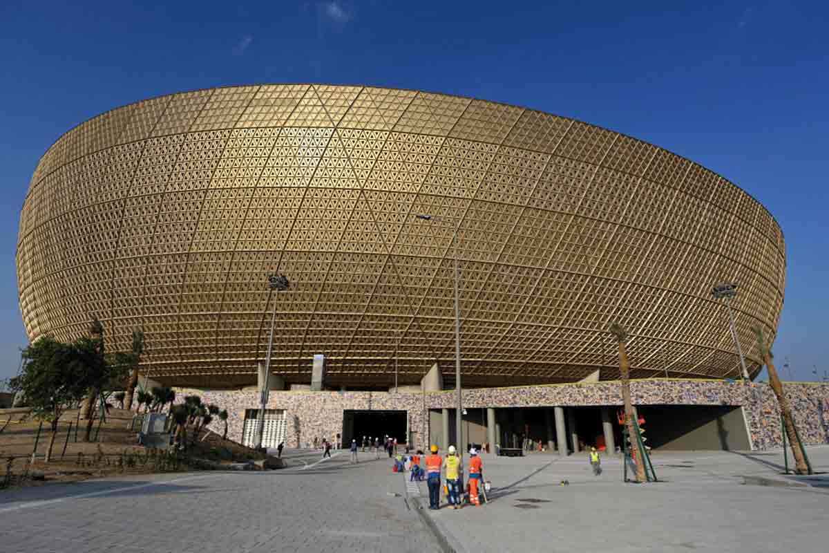 Lusail Iconic Stadium es el más grande de los ocho estadios del Mundial / Foto: Twitter