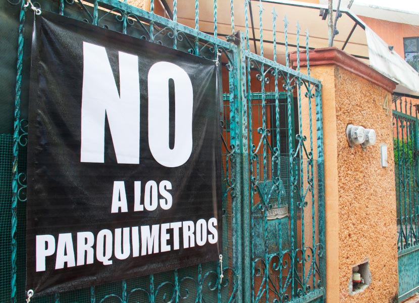 Municipio de Querétaro no instalará parquímetros en la Colonia Alamos. Foto: Víctor Xochipa
