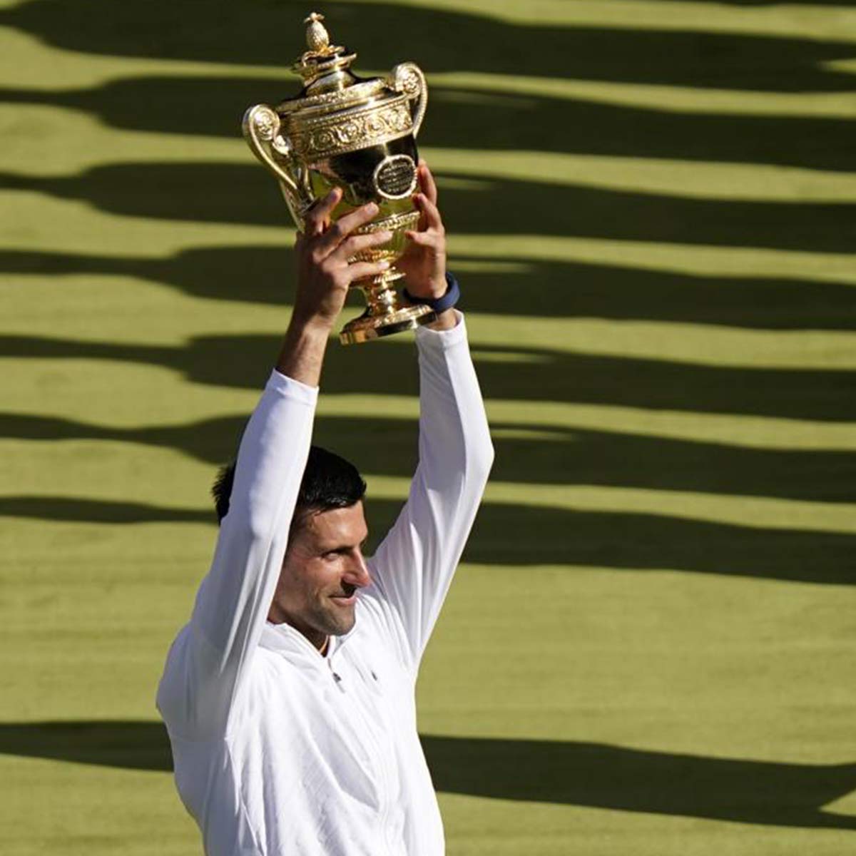 Esta es la cuarta victoria consecutiva de Djokovic en el Grand Slam inglés. / Foto: AP