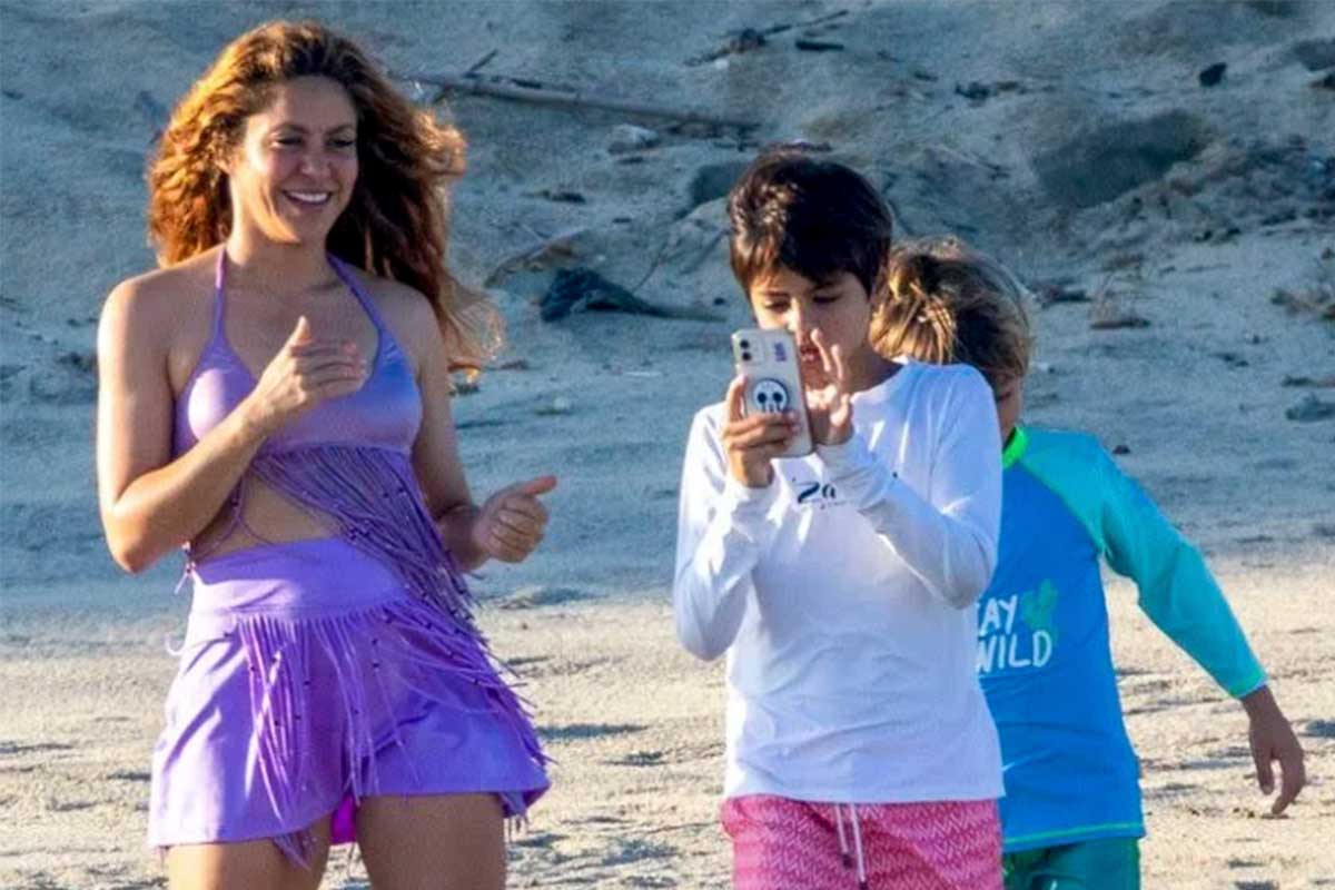 Shakira y sus hijos disfrutan de unas vacaciones en México / Foto: Especial 