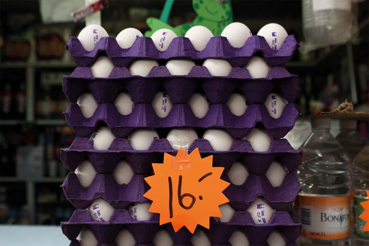 Los rubros que más incrementos sufrieron en el mes fueron el huevo, el tomate verde y las tortillas. / Foto: Cuartoscuro