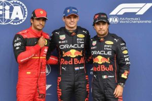 'Checo' Pérez arrancará segundo en el Gran Premio de Bélgica; Sainz lidera