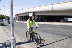 Realizan rodada ciclista para concientizar sobre la movilidad en Querétaro