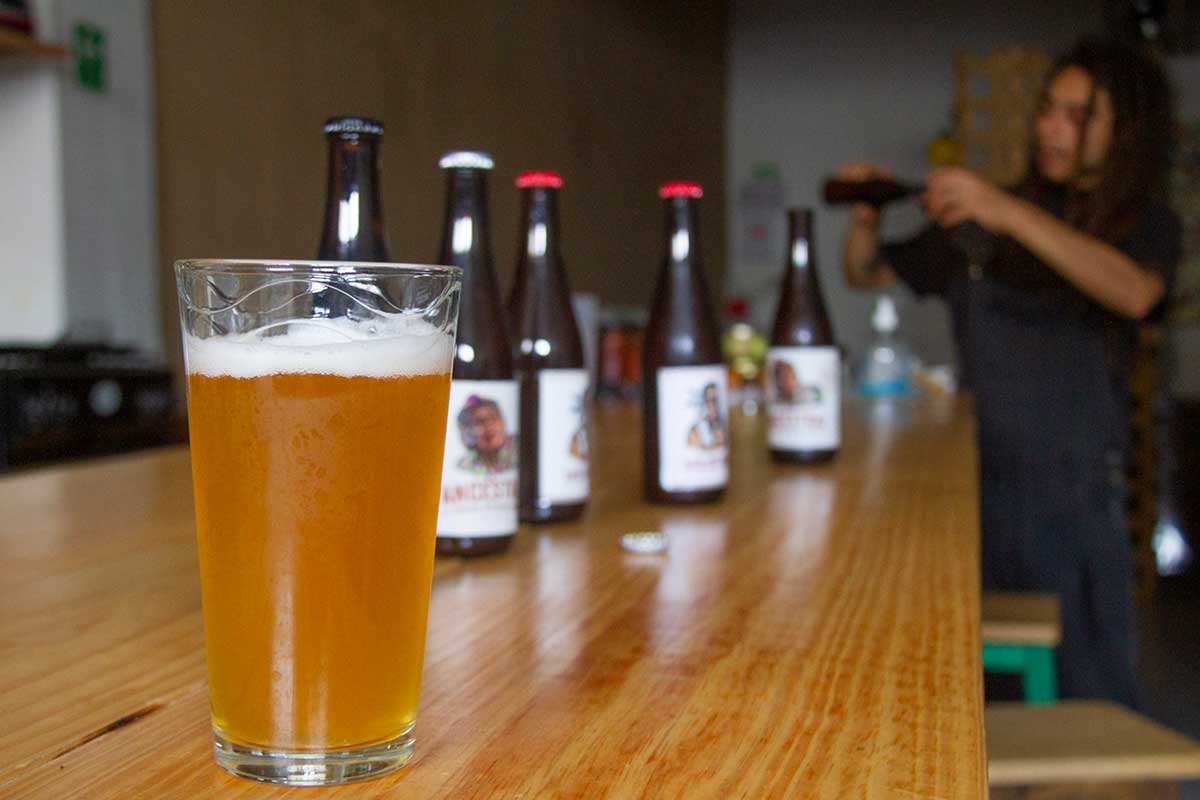 Cervezas artesanales. / Fotos: Víctor Xochipa