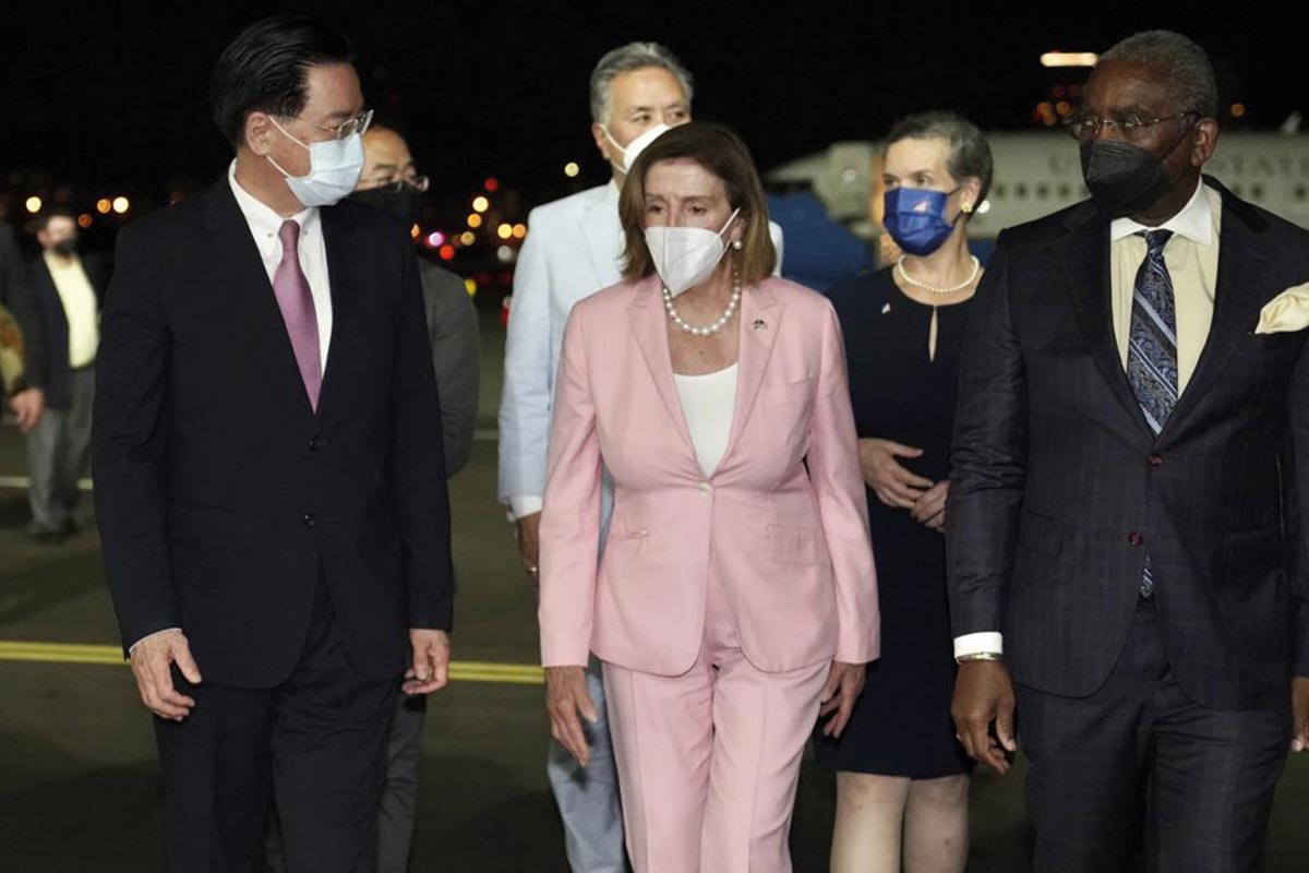 Pelosi es la congresista estadounidense de más alto rango que visita Taiwán desde 1995. / Foto: AP