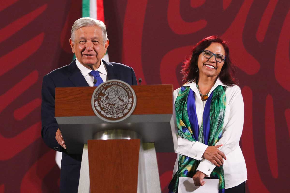 Leticia Ramírez Amaya, fue anunciada como la sustituta de Delfina Gómez Álvarez. /Foto: Cuartoscuro 