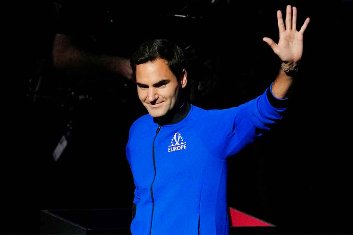 El suizo, Roger Federer, se despidió del tenis profesional. / Foto: AP