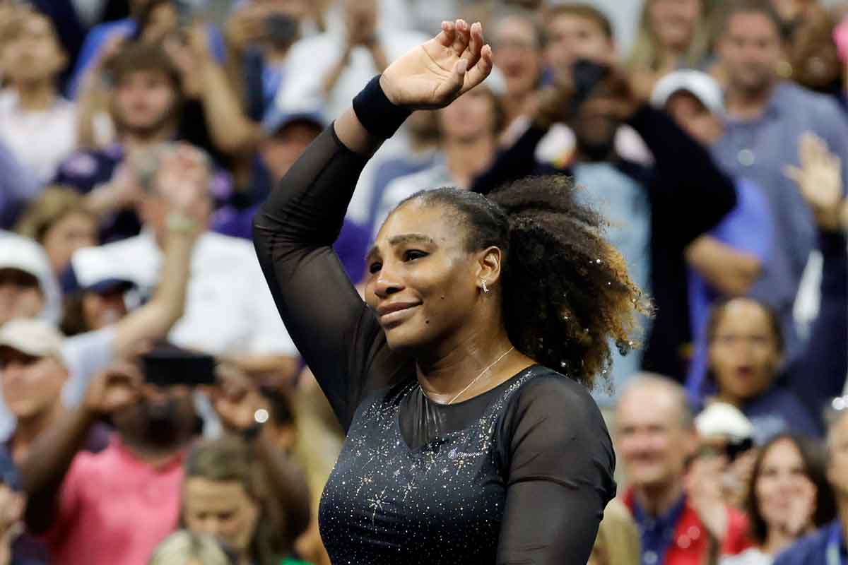 La tenista Serena Williams dijo adiós a las canchas en el Abierto de Estados Unidos. / Foto: Especial