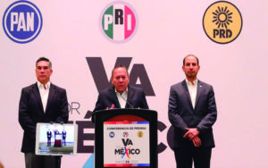Va por México: PRI comienza a fracturar alianza entre PAN y PRD