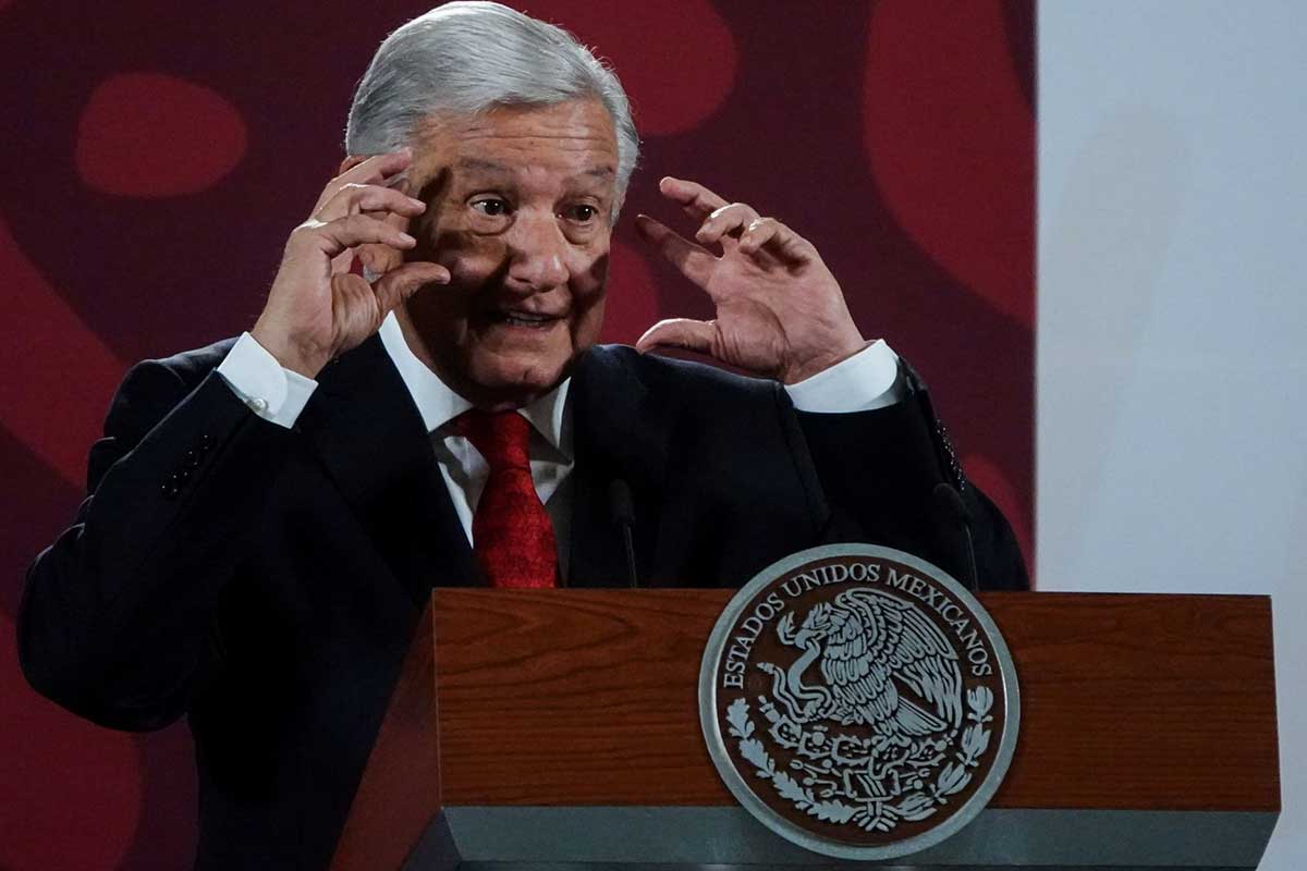 Andrés Manuel López Obrador durante la conferencia matutina. Foto: Galo Cañas Rodríguez / Cuartoscuro.com