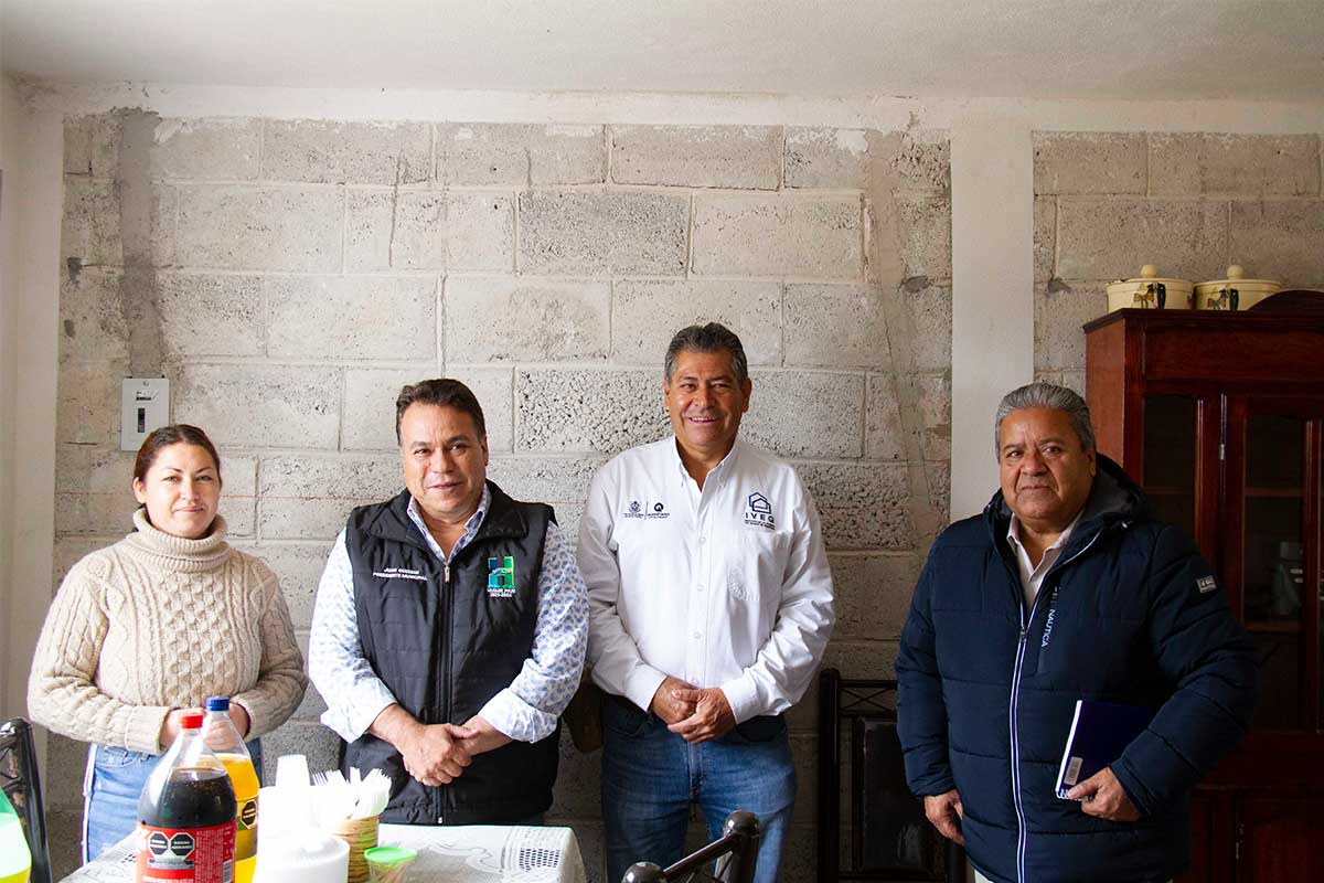 Entregan 46 casas en Huimilpan del programa 'Juntos por tu vivienda' / Foto: Víctor Xochipa