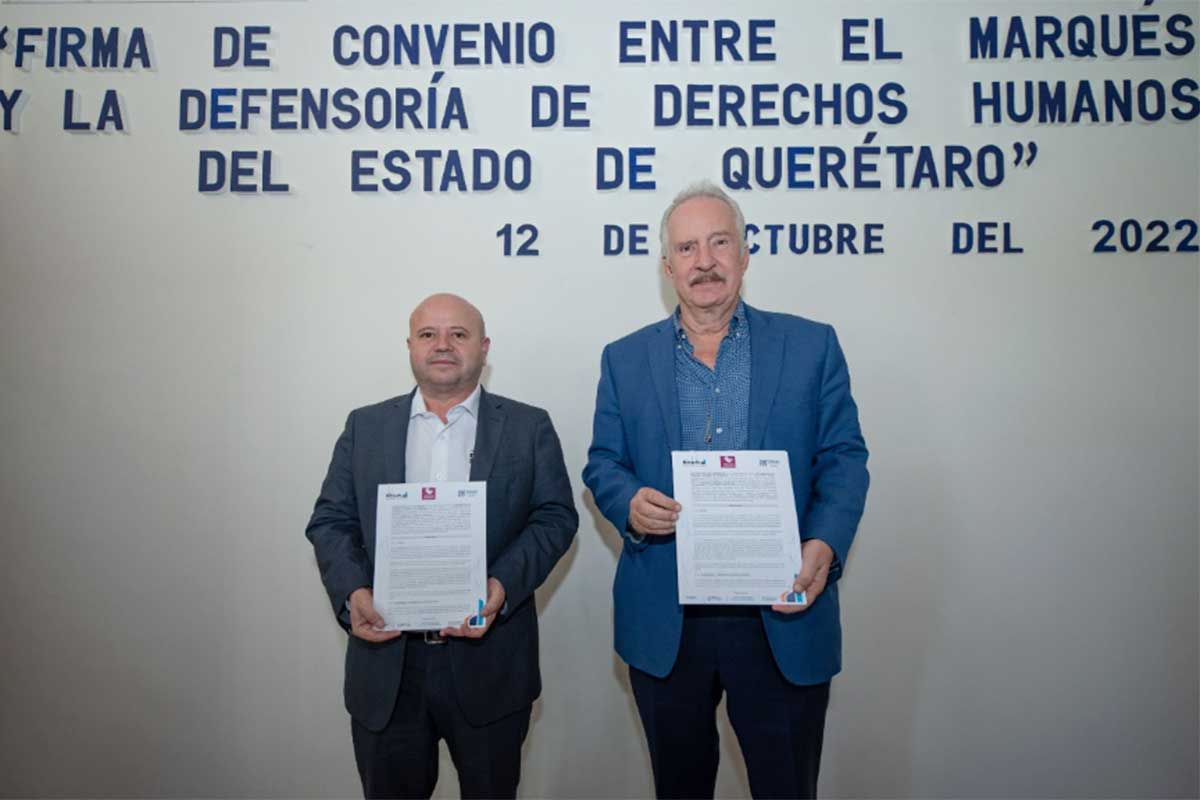 Municipio de El Marqués firma convenio con la Defensoría de los Derechos Humanos / Foto: Especial 