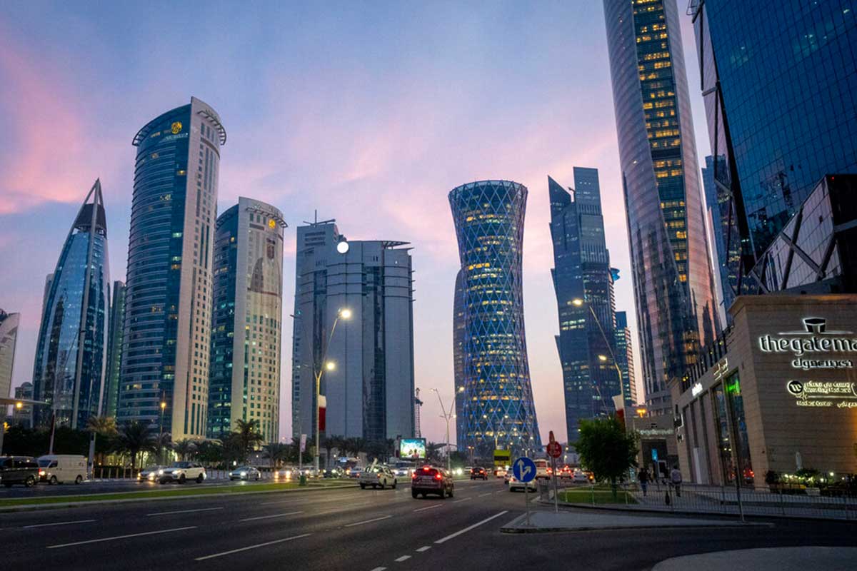 Vista de edificios en el distrito West Bay de Doha, Qatar / AP