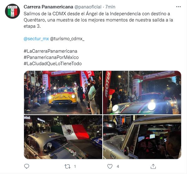 la carrera Panamericana a Querétaro