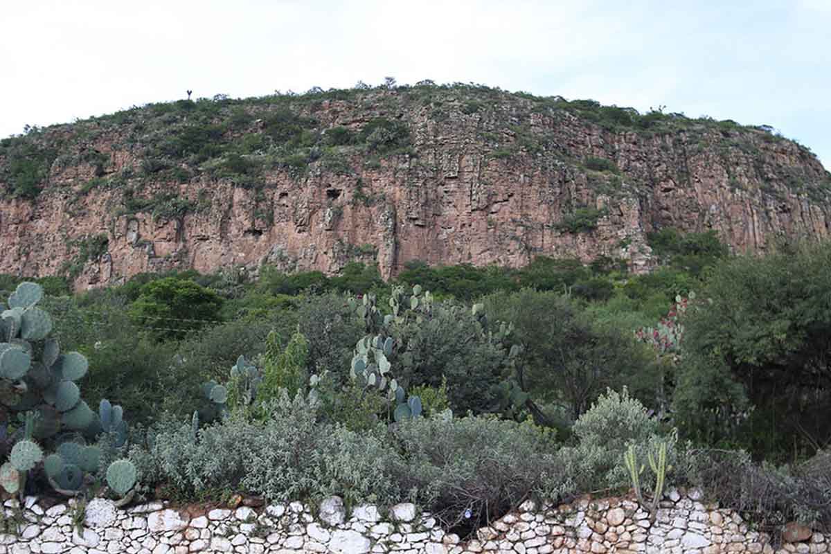 Peña Colorada podría declararse área natural protegida. / Foto: Especial