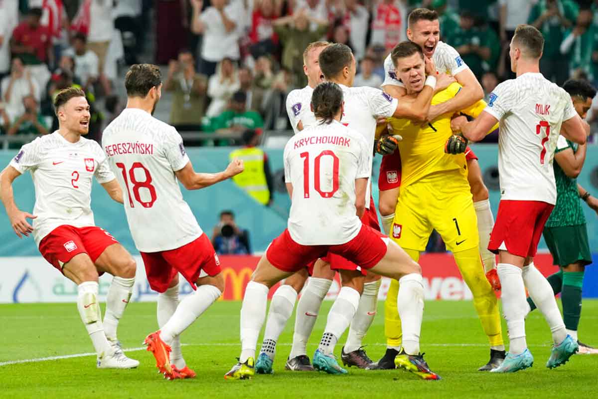 Polonia es el líder del Grupo C en el mundial de Qatar. / Foto: AP