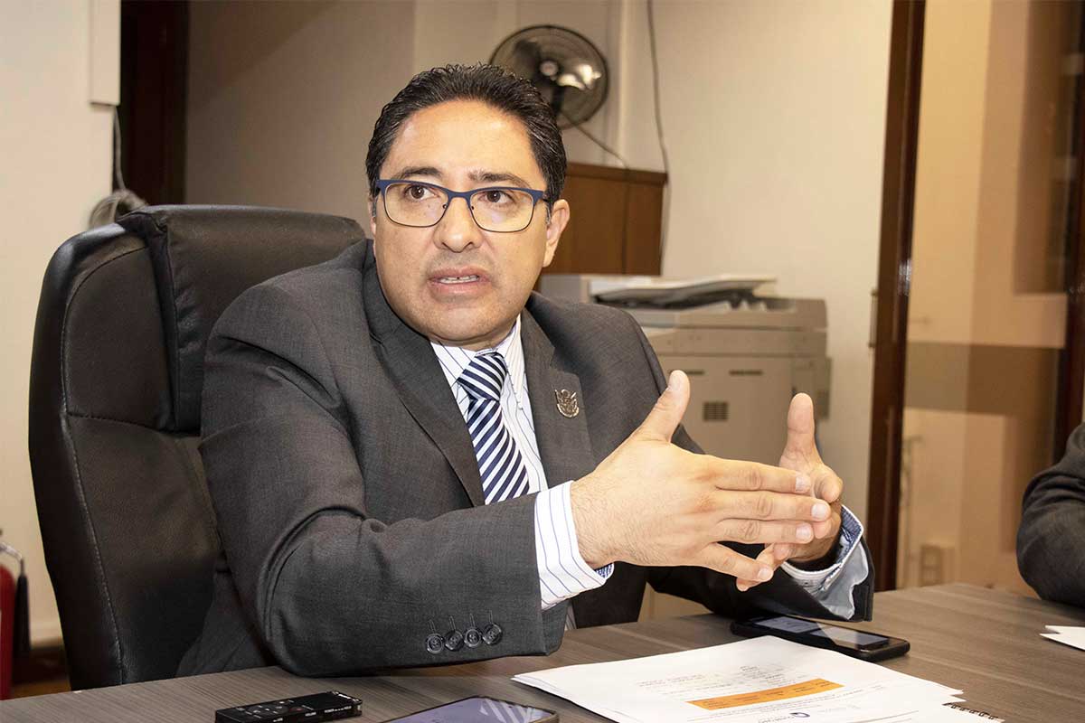 Secretario de la Contraloría del Gobierno del Estado de Querétaro, Oscar García González / Foto: Víctor Xochipa 