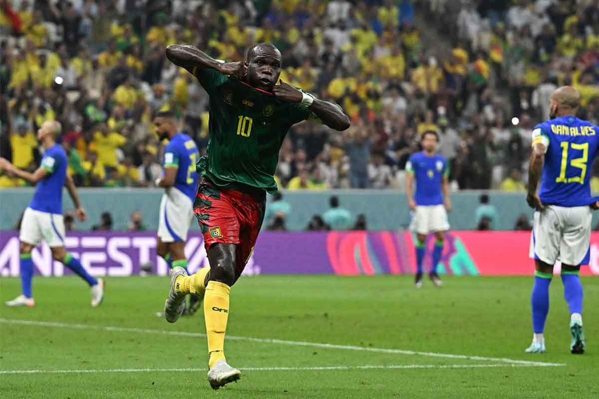 Camerún sorprendió a Brasil al ganarle 1-0, pero quedó fuera del Mundial. / Foto: Excélsior