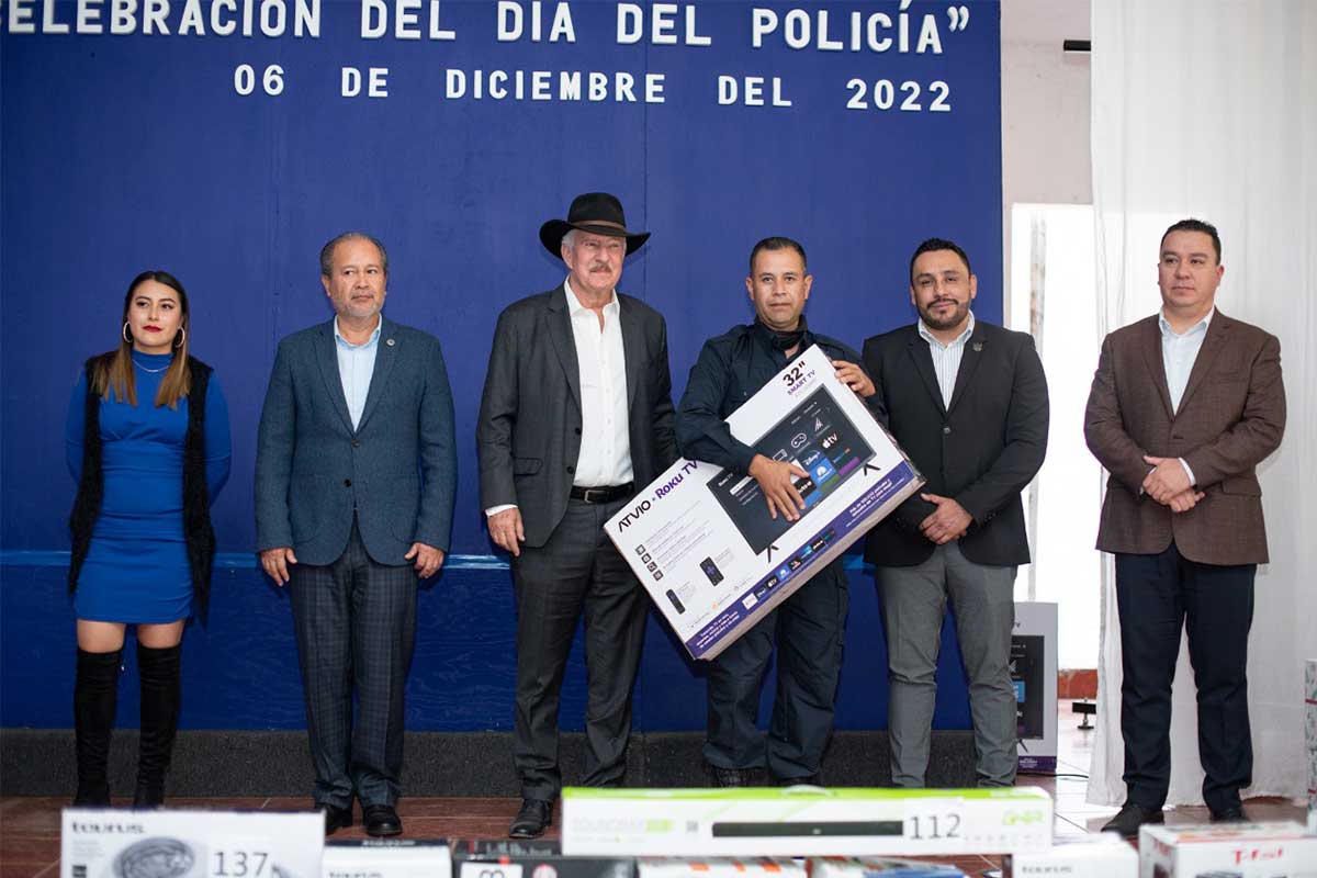 Festejan el Día del Policía en El Marqués / Foto: Especial 