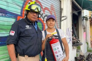 Ciudadana previene incendio en Querétaro