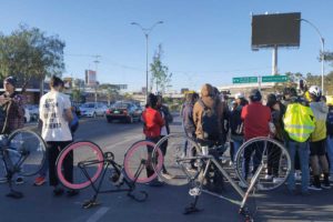 Se manifiestan por muertes de ciclistas en Querétaro; exigen mejora en infraestructura y presupuesto