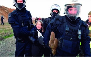 Greta Thunberg queda presa por protestar en una mina de carbón