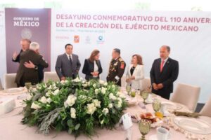 Celebran 110 aniversario del Ejército Mexicano