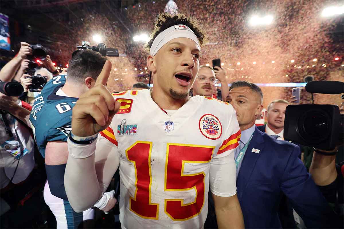 Patrick Mahomes consiguió su segundo título de Super Bowl. / Foto: AP