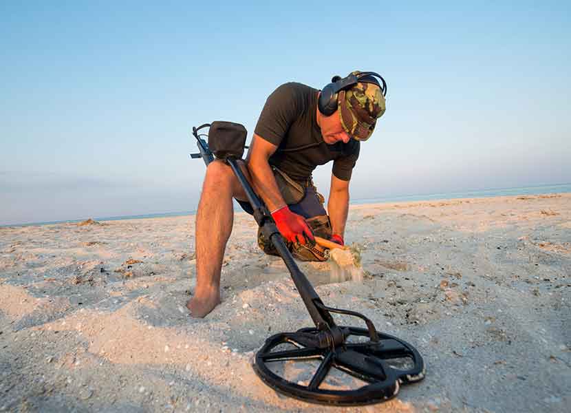 Las playas son un lugar ideal para practicar el detectoturismo. / Foto: iStock