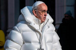 Recrean fotos del Papa Francisco vistiendo con mucho estilo