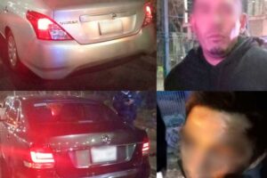 Recuperan vehículos robados en Ex Hacienda Santa Ana y detienen a presuntos responsables