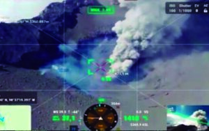 Sobrevuelan con dron cráter del Popocatépetl, así se ve