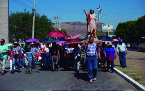 Autoridades presentes en Peregrinación de San Juan Bautista