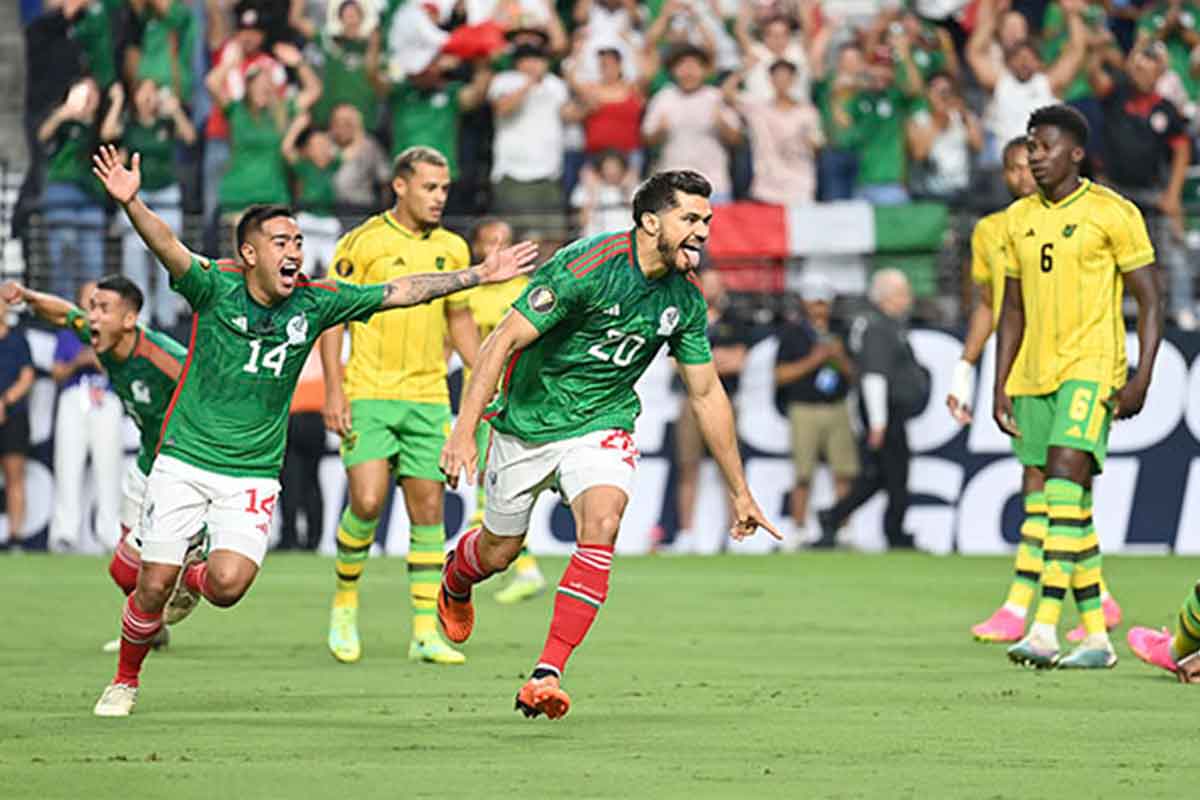 México celebró su pase a la final de la Copa Oro. / Foto: Especial