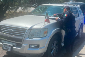 Recupera POES vehículos robados durante los primeros días de julio