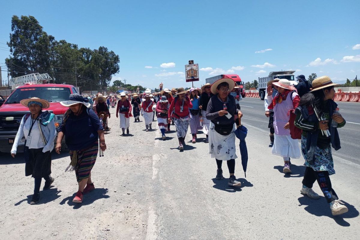 Será un total de 25 mil mujeres y 42 mil hombres los que avancen hacia el Tepeyac. / Fotografía: Jena Guzmán