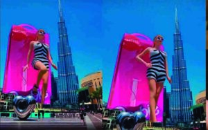 Enorme Barbie de más de 600 metros impacta a fans en Dubái