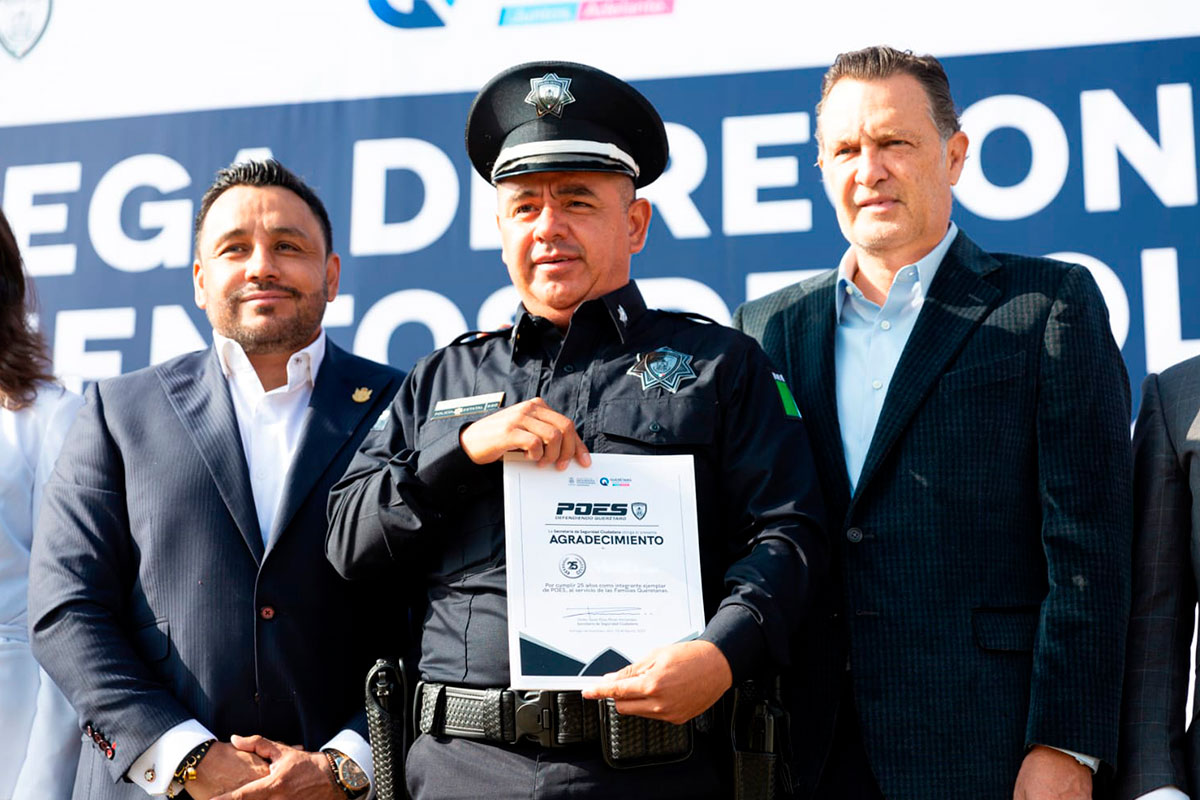 Mauricio Kuri reconoce labor ejemplar de la Policía Estatal / Foto: Especial 