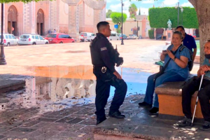 Refuerzan seguridad en el centro histórico de Querétaro