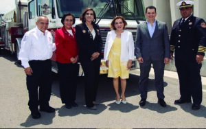 Celebra Lupita Murguía el 74 Aniversario de Bomberos de Querétaro