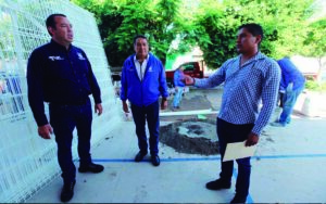 Roberto Cabrera supervisa rehabilitación del Parque San Isidro