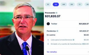 Salinas Pliego presume pago de Twitter por conflicto con Citlalli